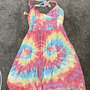 Pacsun halter top dress. Tie-dye.